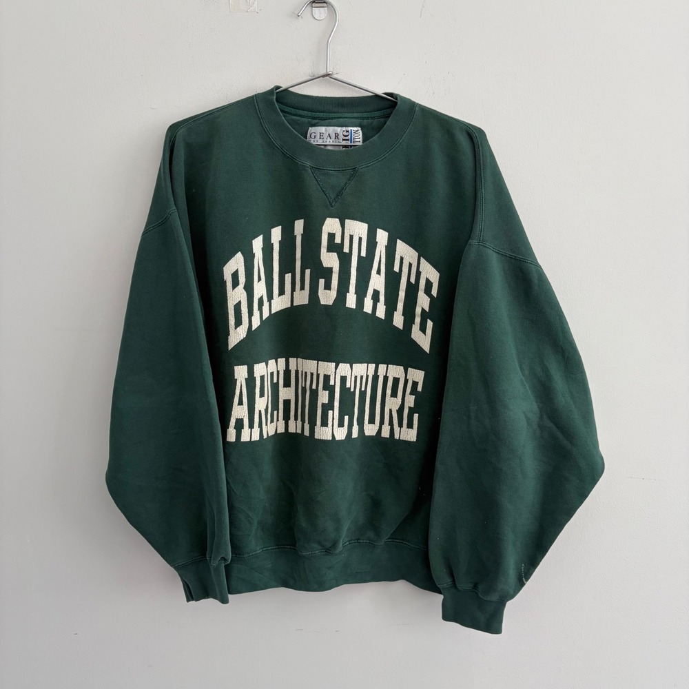 Gear For Sports Ball State Architecture Sweatshirt Green XL Mens